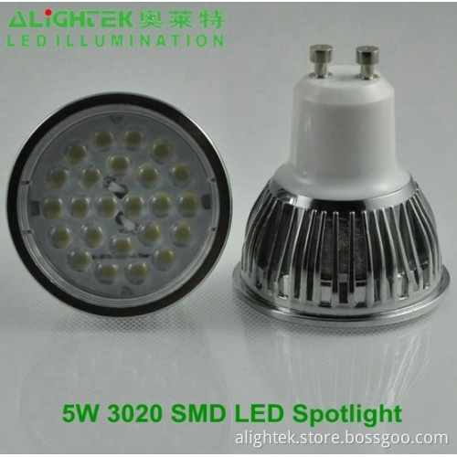 5w Gu10 Led Spotlight With Dimmable Function